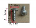 Autobahn88 Fillister Head Screw 5x16 Compatible With Bmw 135i 320i Oem 51417067920 Pack Of 10