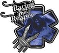 Racing The Reaper Fire Rescue Ems Decal With Extrication Tools In Blue 