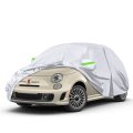 Waterproof Car Cover For 2007 2026 Fiat 500 500c 500e Heavy Duty All Weather 6 Layer Protection With Cotton Liner Zipper Door 