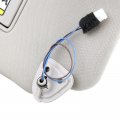 Gray Sunvisor Sun Visor For Nissan 2009-2014 Murano 96401-1aa1b Left Driver Side