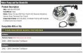 Water Pump And Electronic Fan Clutch Kit Compatible With 2002-2009 Chevy Trailblazer
