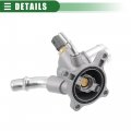 Motoforti Engine Coolant Thermostat Housing Assembly For Jeep Cherokee 2014-2021 Metal 816-194 Silver Tone
