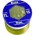 Bussmann Tl-15 15 Amp Time Delay Loaded Link Edison Base Plug Fuse 125v Ul Listed 