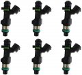 6pcs Fuel Injector 16600-jk00a Fby7030 Replacement 2011-2015 For Nissan Infiniti 2 5l