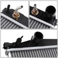 Dna Motoring Oem-ra-2891 Factory Style Aluminum Core Radiator For 06- Rav4 At6-3 8 W X 15-13 16 H 7 8 D 1-1 2 Inlet 2 Outlet