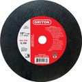 Ca1078 Industrial Cut Off Wheels For Metal Diameter 1 Hole 7 64 In Width 36 Grit Aluminum Oxide Pack Of 10 
