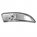 Qiilu Car Door Wing Mirror Indicator Lens Clear Fits For Ford Fiesta Mk7 Mk7 5 2009-2017 Right Side