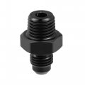 X Autohaux 4pcs An4 Male To 1 4 Npt Union Car Flare Reducer Hose Fitting Adapter Universal Aluminum Alloy Fuel Oil Line Pipe