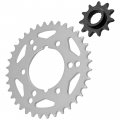 Caltric Front Rear Sprockets Kit Compatible With Polaris Trail Blazer 250 2001-2003