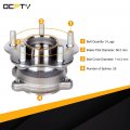 Ocpty New Wheel Hub Bearings Rear 5 Lugs W Abs Replacement Fit For 2003-2007 Nissan Murano Compatible With Oe 512363 Pack Of 1