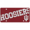 Indiana Hoosiers Full Color Mega Inlay License Plate 