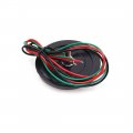 Uxcell 2pcs Red Led Round Motorcycle Scooter Reflector Tail Brake Turn Signal Light Lamp
