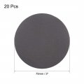 Uxcell 3 Inch Wet Dry Sanding Discs 600 Grit Hook And Loop Sandpaper Electrostatic Sand Planting Silicon Carbide 20pcs