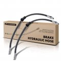 A-premium Front Driver And Passenger Brake Hydraulic Hoses Compatible With Select Mercedes-benz Models Glk250 2013-2015 Glk350