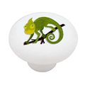 Little Chameleon Decorative High Gloss Ceramic Drawer Knob 