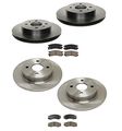 91-02 Replacement Part For Saturn Sl Sc Sw Models With Front Rear Disc Brake Rotors Ceramic Pads 