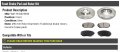 Front Ceramic Brake Pads And Rotor Kit Compatible With 2007-2009 Ford Edge