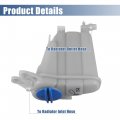 X Autohaux Coolant Radiator Reservoir Tank 8k0121405e Overflow Expansion Bottle With Cap And Sensor For Audi S5 4 2l 2008-2012