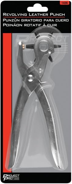 Performance Tool 1436 Chrome Plated Steel Punch Set With High Strength Alloy And 6 Sizes 2mm-4 5mm For Precise Hole Making