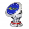 Mobile Phone Holder Zinc Alloy For Car 360 Free Rotation Strong Viscosity Magnetic Universal Stents Diamond Cell Silver