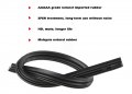 4pcs Car Vehicle Insert Rubber Silicon Refill Strip Wiper Blade 8mm 14 16 17 18 19 20 21 22 24 26 28 Color Silicon Size Inch
