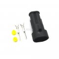 10 Sets Kit 2 Pin Auto Amp Superseal 1 5 Series Male Connector Waterproof Plug 282104-1
