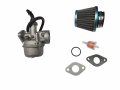 Pz19 19mm Carburetor With 35mm Air Filter Gasket Fuel Cable Choke For 50cc 70cc 90cc 110cc 125cc Chinese Atv Quad Go-kart