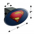 The Flash Supergirl Logo Oval Tow Hitch Cover Trailer Plug Insert 2