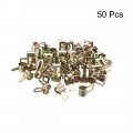 Uxcell 6mm 1 4inch Spring Band Type Action Fuel Silicone Vacuum Hose Pipe Clamp Low Pressure Air Clip 50pcs