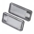 1pair Car Led License Plate Light Error Free White For Audi A3 8p A4 S4 B6 B7 A6 No 8e0807430a 