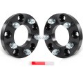 5x5 5 To Wheel Adapters 1 In Thickness 87 1mm Bore For Ford E 150 2003 2006 F 150 Bronco And Dodge Ram 1500 2 Piece Set 