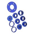 High Compatibility 10 Pcs Set Router Template Guides Bushing Strength Aluminum Alloy Bit Performance Templates