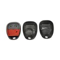 Keyless Remote Case For Chevy Silverado 1500 Hd 2003 And Gmc Plastic 3 Button Shell Lock Unlock Alarm Replaces 10377295 