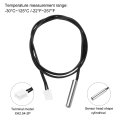 2 Pcs 10k Ntc Thermal Sensor Probe Stainless Steel Sensitive Temperature 15 7 Inch Digital Thermometer Extension Cable Temp