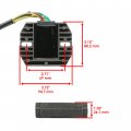 Caltric Regulator Rectifier Compatible With Honda Vt 1100 C2 Shadow 1995-1999 Motorcycle