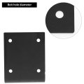 Heavy Duty Steel Shelf Bracket Set 2 Pcs Black Powder Coated 300 Lbs Load Capacity 6 X5 X6
