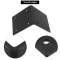 Heavy Duty Steel Shelf Bracket Set 2 Pcs Black Powder Coated 300 Lbs Load Capacity 6 X5 X6