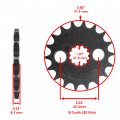 Caltric Drive Chain And Sprockets Kit Compatible With Kawasaki Zx1200 Ninja Zx-12r 2000-2005
