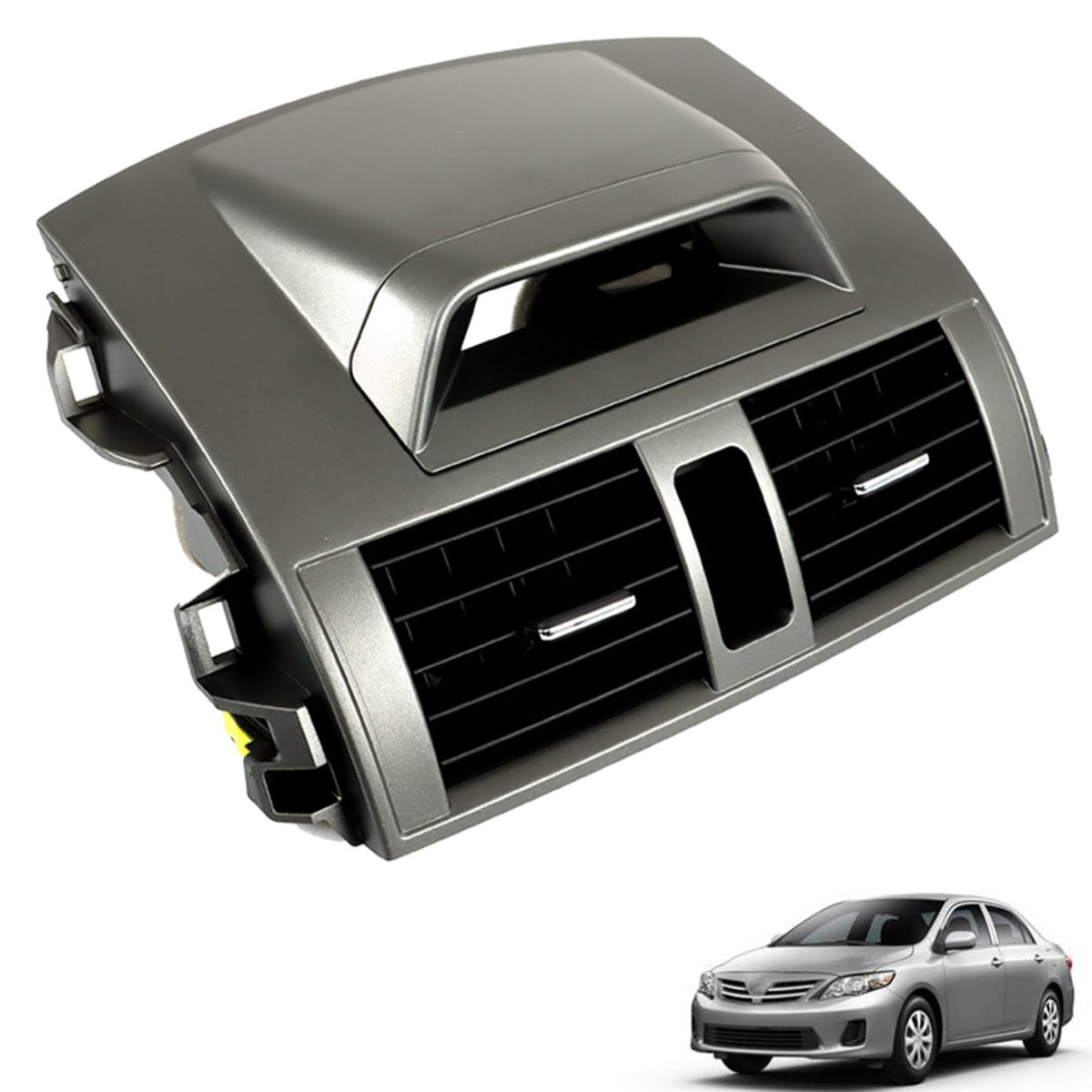 Center Dash Ac Outlet Air Vent Panel Gray Replacement For 2009 2010 2011 2012 2013 Corolla 4 Door Part Number 5567002340