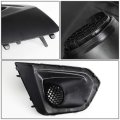 Auto Dynasty Pair Factory Fitment Front Bumper Fog Light Bezel Covers Replacement For 12-14 Subaru Impreza Matte Black