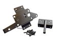 2-way Gate Latch Commercial Grade Stainless Steel Black 
