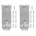 2pcs Padlock Stainless Steel Security Door Claspray Lock Gate For Furniture Drawer Family