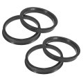 4pcs Plastic 63 4mm To 72 6mm Car Hub Centric Rings Wheel Bore Center Spacer 