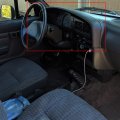 G-plus Truck Top Dash Pad Trim Bezel Compatible With 1989 1990 1991 1992 1993 1994 1995 Toyota Pickup T3000