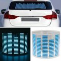 Wonfast Sound Music Beat Activated Sensor Car Sticker Equalizer Glow Rhythm Led Flash Light Audio Voice Lamp 90x25cm Blue