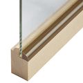 Staple Type Plastic Panel Retainer Fruitwood Color 25 Ft Pack 