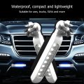 2pcs Daytime Running Lights 8 Led Waterproof Wind Energy Powered Car Exterior Light Lamp For Cars Trucks Suvs
