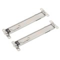 2pcs Window Hinges 8 304 Stainless Steel Top-hung Stays Adjustable Telescopic Support Hardware Kit Angle Controller Silver 