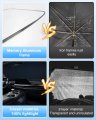 Cartist 5-layer Windshield Sun Shade Custom Fit For Nissan Frontier 2022 2023 Accessories Foldable Car Front Windowshade Sun