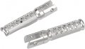 Sliver Slashed Rear Foot Pegs For Suzuki Gsx600 750 1987-2002 